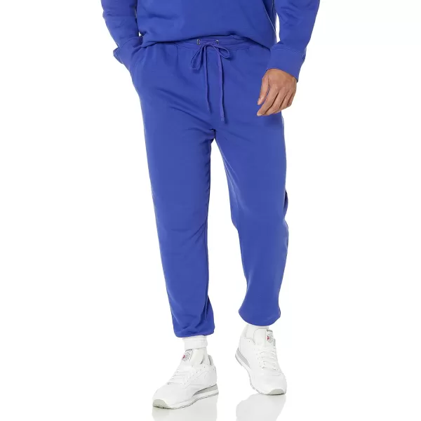 imageAmazon Essentials Mens Jogger Pants Casual Relaxed Fit Lightweight French Terry Available in Big ampamp TallRoyal Blue