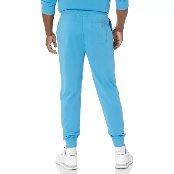imageAmazon Essentials Mens Jogger Pants Casual Relaxed Fit Lightweight French Terry Available in Big ampamp TallTurquoise Blue