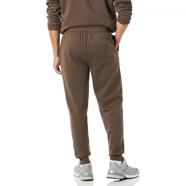 imageAmazon Essentials Mens Joggers Sweatpants Fleece Comfortable FitMedium Brown