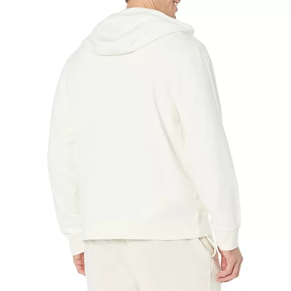 imageAmazon Essentials Mens LongSleeve French Terry FullZip Hoodie Available in Big ampamp TallEggshell White