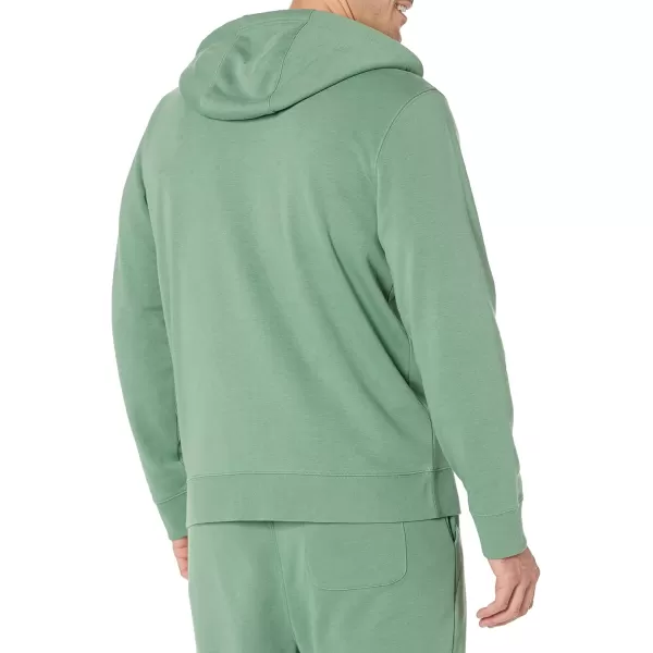 imageAmazon Essentials Mens LongSleeve French Terry FullZip Hoodie Available in Big ampamp TallSage Green