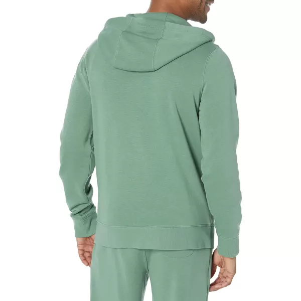 imageAmazon Essentials Mens LongSleeve French Terry FullZip Hoodie Available in Big ampamp TallSage Green