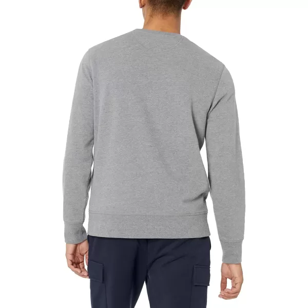 imageAmazon Essentials Mens LongSleeve Lightweight Fleece French Terry Crewneck SweatshirtCharcoal Heather