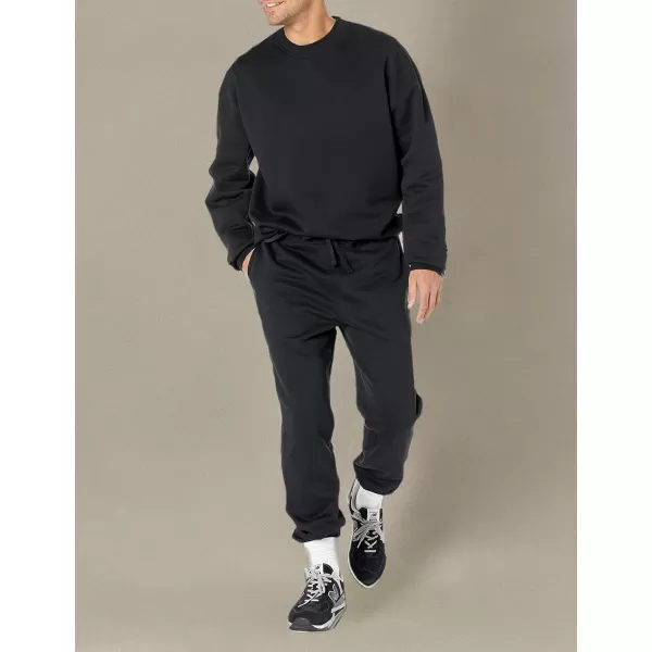 imageAmazon Essentials Mens OversizedFit Crewneck Sweatshirt Available in Big ampamp TallBlack