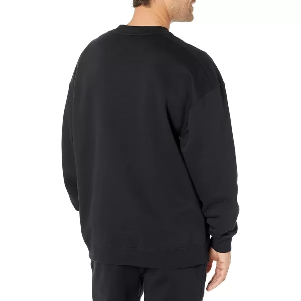 imageAmazon Essentials Mens OversizedFit Crewneck Sweatshirt Available in Big ampamp TallBlack