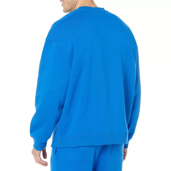 imageAmazon Essentials Mens OversizedFit Crewneck Sweatshirt Available in Big ampamp TallBright Blue