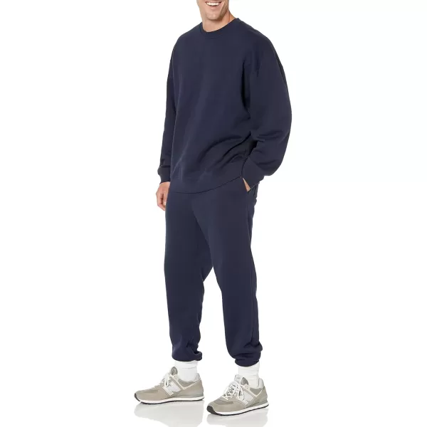 imageAmazon Essentials Mens OversizedFit Crewneck Sweatshirt Available in Big ampamp TallNavy