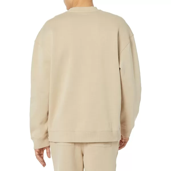 imageAmazon Essentials Mens OversizedFit Crewneck Sweatshirt Available in Big ampamp TallTan