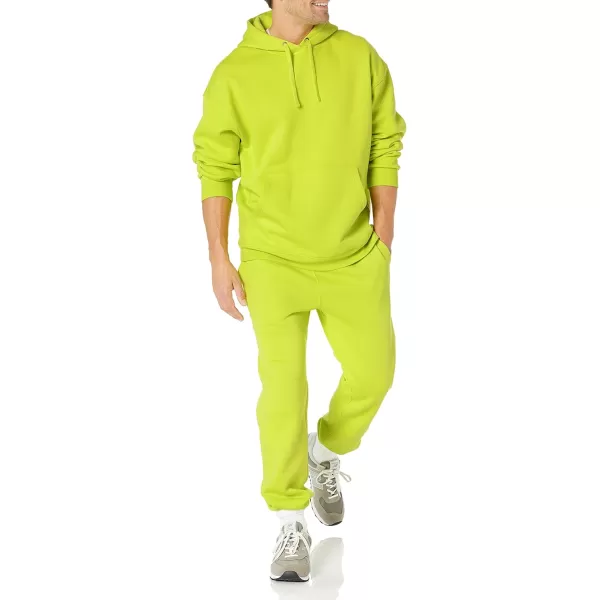 imageAmazon Essentials Mens OversizedFit Sweatshirt Hoodie Available in Big ampamp TallLime Green