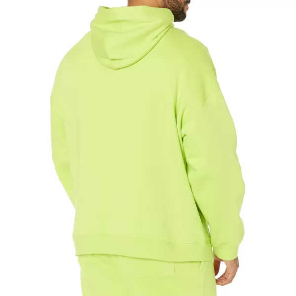 imageAmazon Essentials Mens OversizedFit Sweatshirt Hoodie Available in Big ampamp TallLime Green