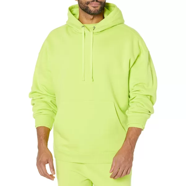 imageAmazon Essentials Mens OversizedFit Sweatshirt Hoodie Available in Big ampamp TallLime Green