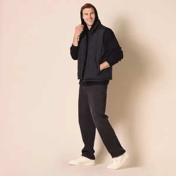 imageAmazon Essentials Mens RelaxedFit Hoodie SweaterBlack