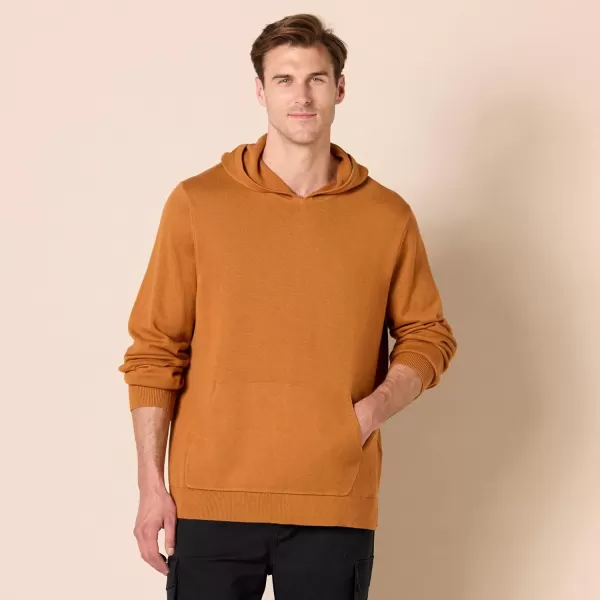 imageAmazon Essentials Mens RelaxedFit Hoodie SweaterCaramel