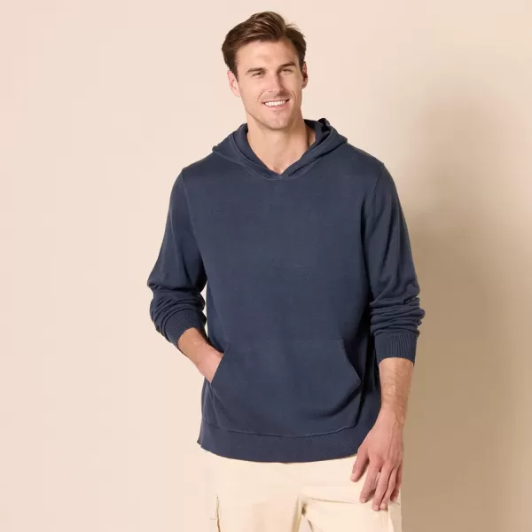 imageAmazon Essentials Mens RelaxedFit Hoodie SweaterNavy