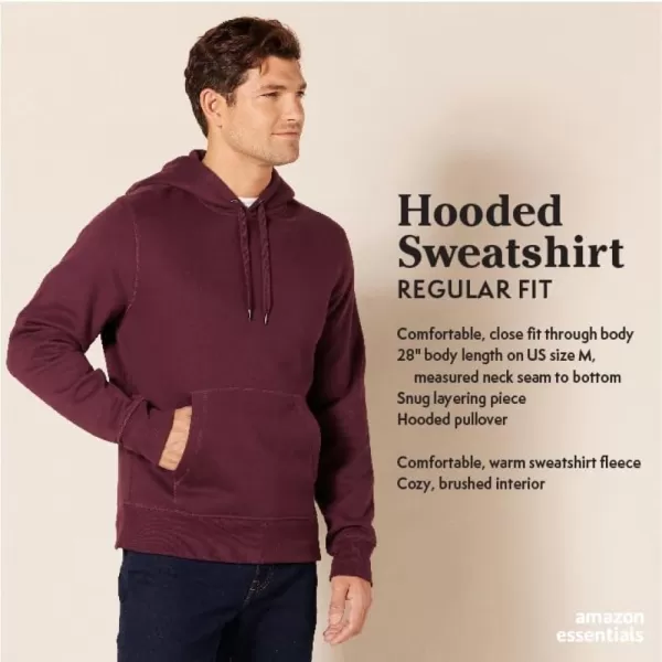 imageAmazon Essentials Mens Sweatshirt Hoodie Big ampamp Tall Options AvailableOlive Heather