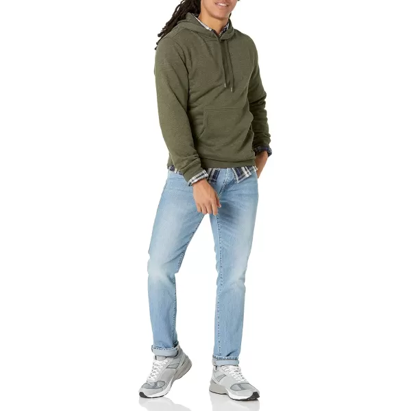imageAmazon Essentials Mens Sweatshirt Hoodie Big ampamp Tall Options AvailableOlive Heather