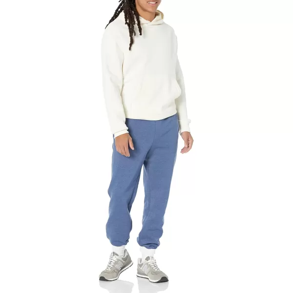 imageAmazon Essentials Sweatpants for Men Fleece Closed Bottom Available in Big and TallBlue Heather