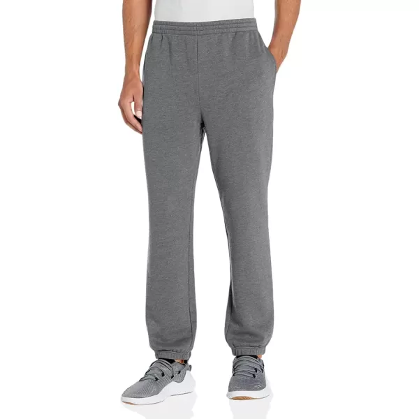 imageAmazon Essentials Sweatpants for Men Fleece Closed Bottom Available in Big and TallCharcoal Heather