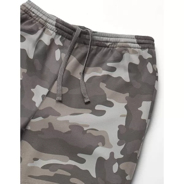 imageAmazon Essentials Sweatpants for Men Fleece Closed Bottom Available in Big and TallGrey Camo