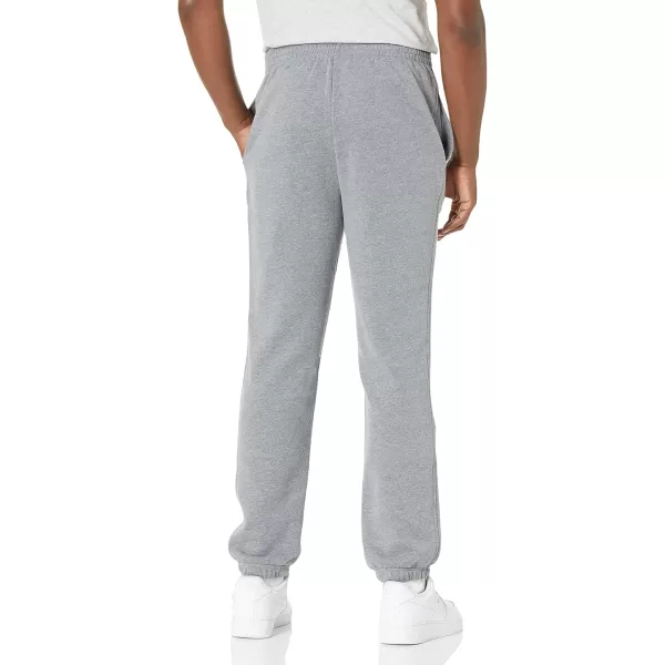 imageAmazon Essentials Sweatpants for Men Fleece Closed Bottom Available in Big and TallGrey Heather