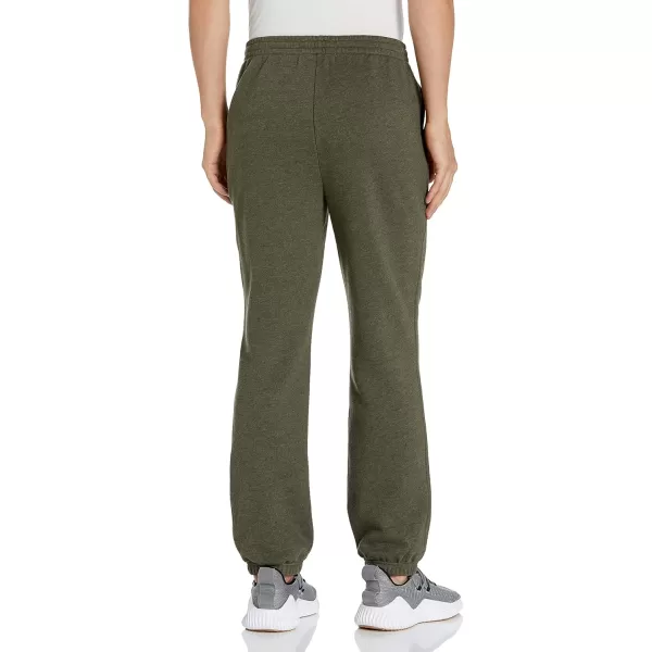 imageAmazon Essentials Sweatpants for Men Fleece Closed Bottom Available in Big and TallOlive Heather