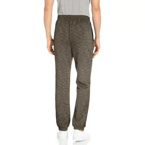 imageAmazon Essentials Sweatpants for Men Fleece Closed Bottom Available in Big and TallOlive Space Dye