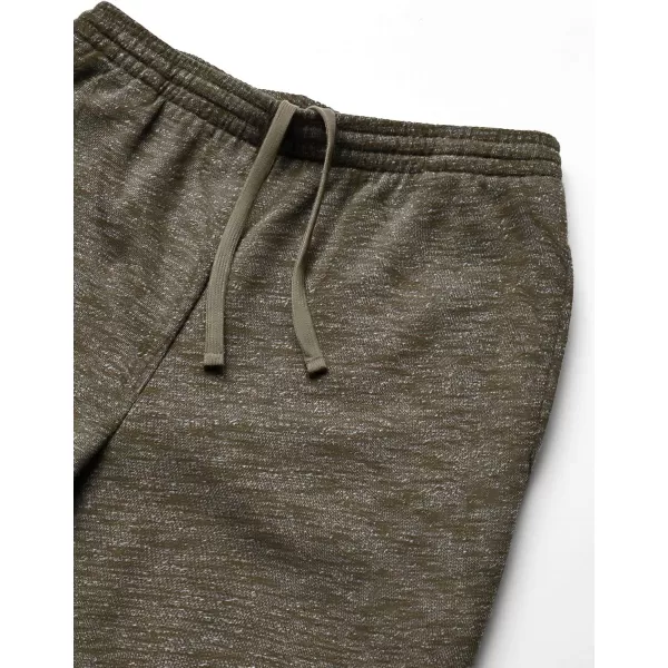 imageAmazon Essentials Sweatpants for Men Fleece Closed Bottom Available in Big and TallOlive Space Dye