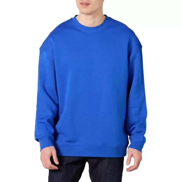 imageAmazon Essentials Mens OversizedFit Crewneck Sweatshirt Available in Big ampamp TallBright Blue