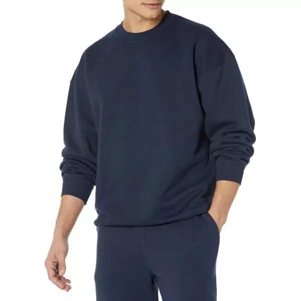 imageAmazon Essentials Mens OversizedFit Crewneck Sweatshirt Available in Big ampamp TallNavy