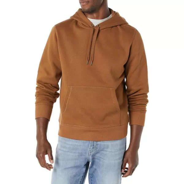 imageAmazon Essentials Mens Sweatshirt Hoodie Big ampamp Tall Options AvailableToffee Brown