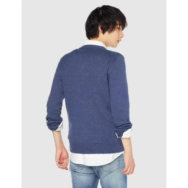 imageAmazon Essentials Mens Crewneck Sweater Available in Big ampamp TallBlue Heather