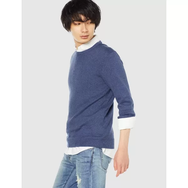 imageAmazon Essentials Mens Crewneck Sweater Available in Big ampamp TallBlue Heather