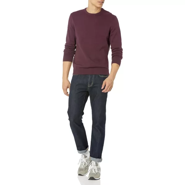 imageAmazon Essentials Mens Crewneck Sweater Available in Big ampamp TallBurgundy