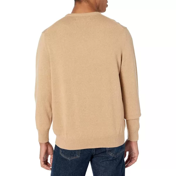 imageAmazon Essentials Mens Crewneck Sweater Available in Big ampamp TallCamel Heather