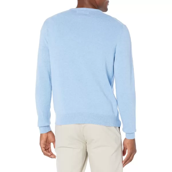 imageAmazon Essentials Mens Crewneck Sweater Available in Big ampamp TallLight Blue Heather