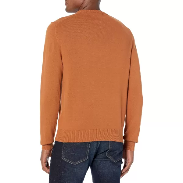 imageAmazon Essentials Mens Crewneck Sweater Available in Big ampamp TallRust