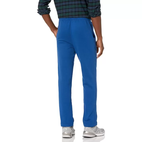 imageAmazon Essentials Mens Fleece Open Bottom Sweatpant Available in Big ampamp TallBlue