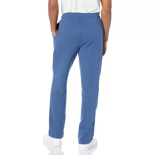 imageAmazon Essentials Mens Fleece Open Bottom Sweatpant Available in Big ampamp TallBlue Heather