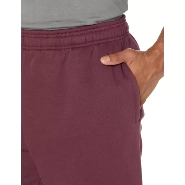 imageAmazon Essentials Mens Fleece Open Bottom Sweatpant Available in Big ampamp TallBurgundy