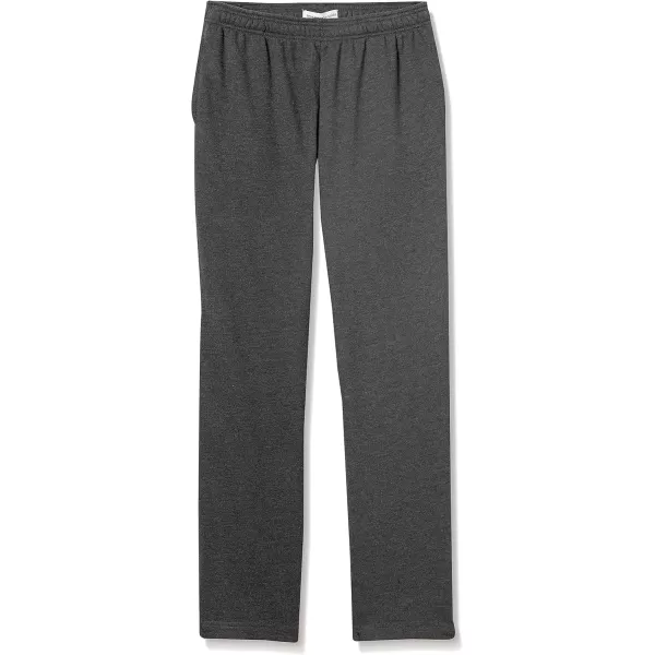 imageAmazon Essentials Mens Fleece Open Bottom Sweatpant Available in Big ampamp TallCharcoal Heather