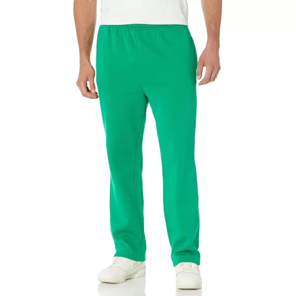 imageAmazon Essentials Mens Fleece Open Bottom Sweatpant Available in Big ampamp TallGreen