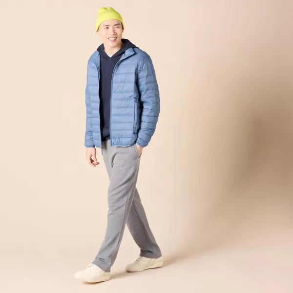 imageAmazon Essentials Mens Fleece Open Bottom Sweatpant Available in Big ampamp TallLight Grey Heather