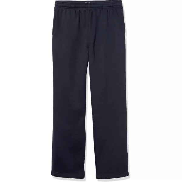 imageAmazon Essentials Mens Fleece Open Bottom Sweatpant Available in Big ampamp TallNavy