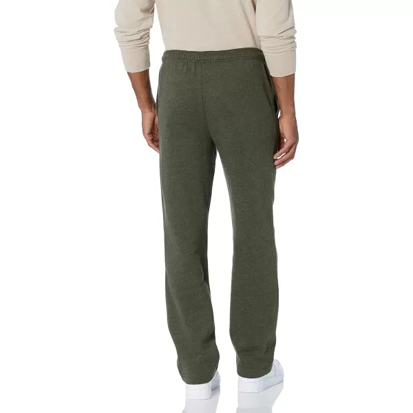 imageAmazon Essentials Mens Fleece Open Bottom Sweatpant Available in Big ampamp TallOlive Heather