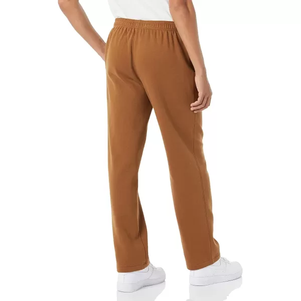 imageAmazon Essentials Mens Fleece Open Bottom Sweatpant Available in Big ampamp TallToffee Brown