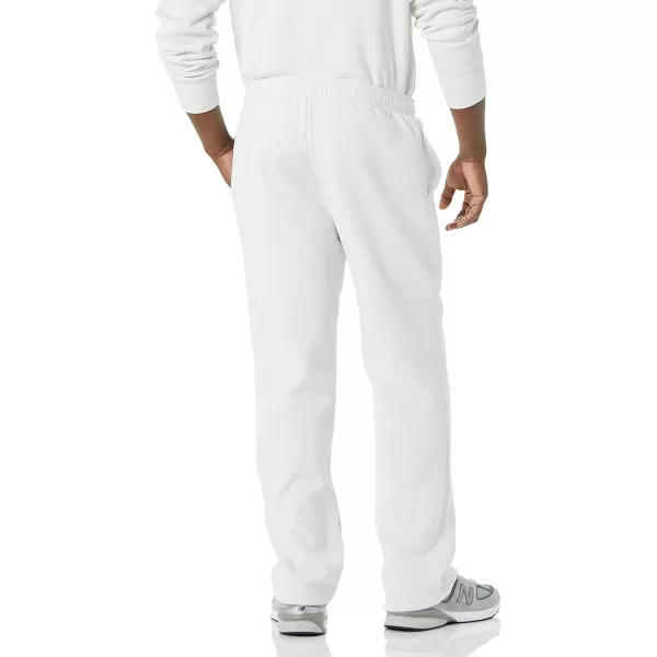 imageAmazon Essentials Mens Fleece Open Bottom Sweatpant Available in Big ampamp TallWhite