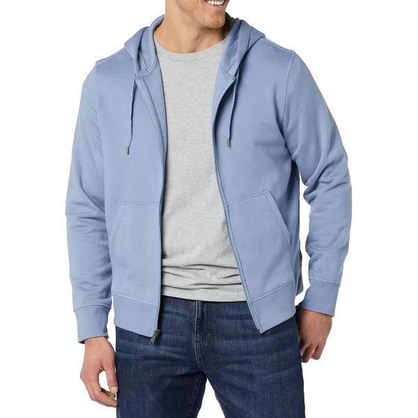 imageAmazon Essentials Mens FullZip Fleece Hoodie Available in Big ampamp TallAquamarine Blue