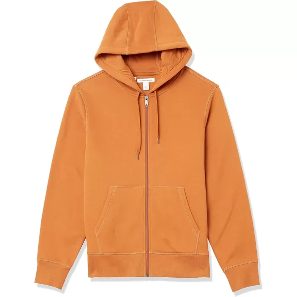 imageAmazon Essentials Mens FullZip Fleece Hoodie Available in Big ampamp TallNutmeg