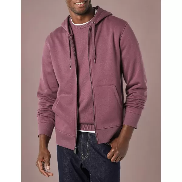 imageAmazon Essentials Mens FullZip Fleece Hoodie Available in Big ampamp TallPurple