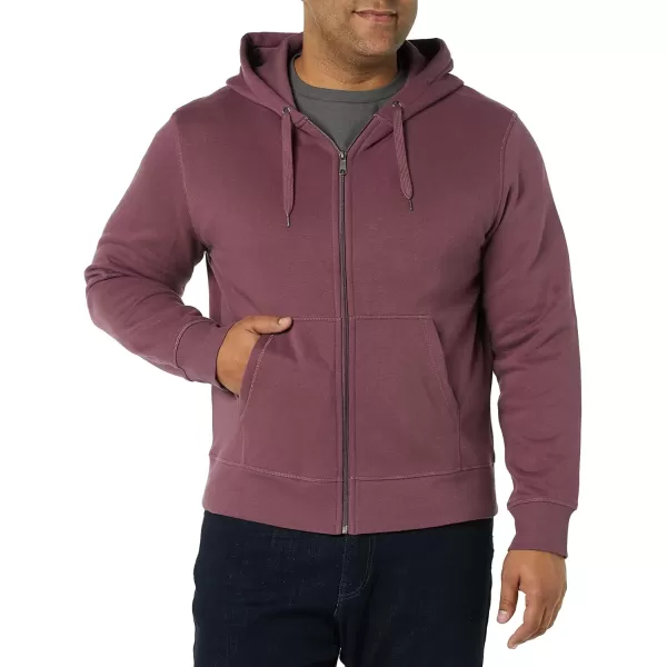 imageAmazon Essentials Mens FullZip Fleece Hoodie Available in Big ampamp TallPurple